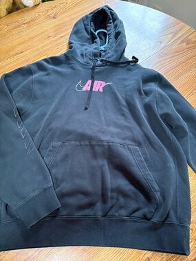 Vintage Y2K Nike box club hoodie large